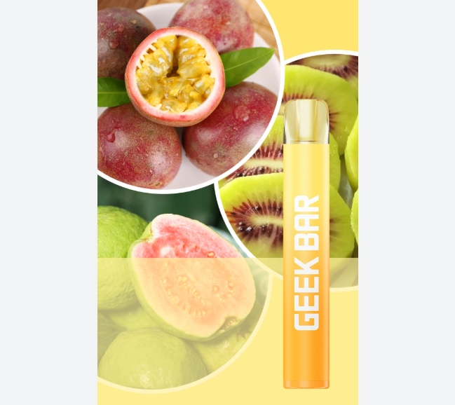 Geek Bar E600 600 Puffs Vape - kiwi passione guava: freschezza tropicale e praticità per il mercato italiano 2025
